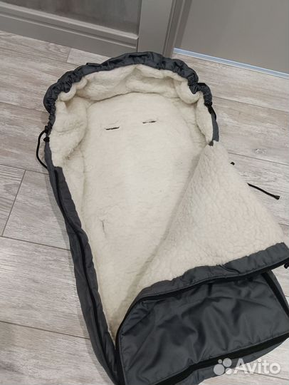 Конверт в коляску на овчине