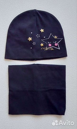 Шапка и снуд 52 54