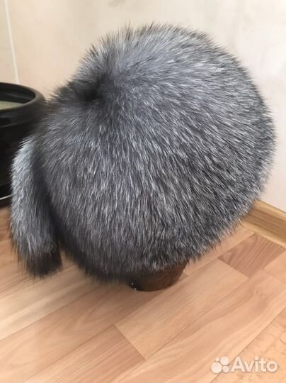 Шапка из чернобурки, новая