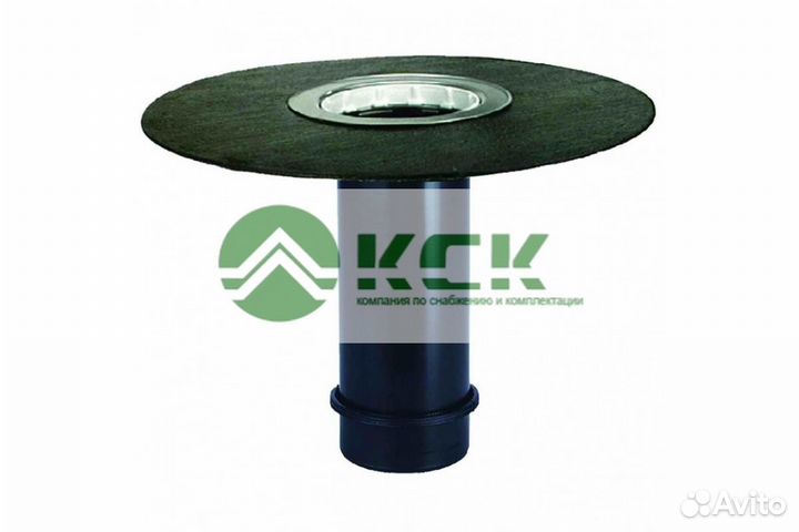 Надставной элемент с фланцем и уплот кольцом