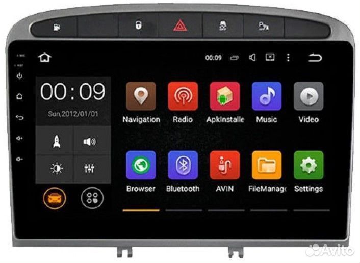 Магнитола Peugeot 308/408, 2007-2014