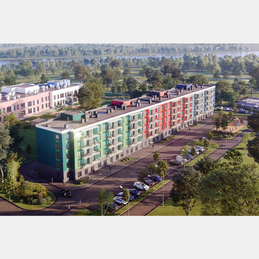 1-к. квартира, 35,7 м², 2/5 эт.