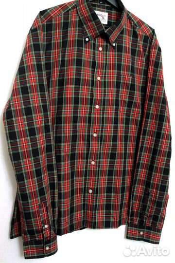 Brutus Trimfit Мужская винтажная рубашка в клетку