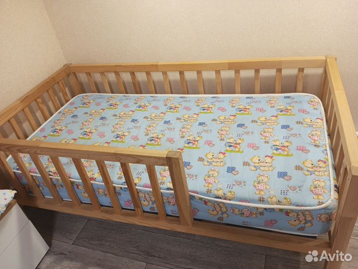 Кровать+двухсторонний матрас 160*80