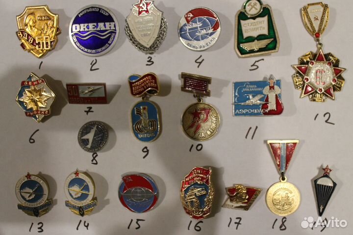 Советские значки