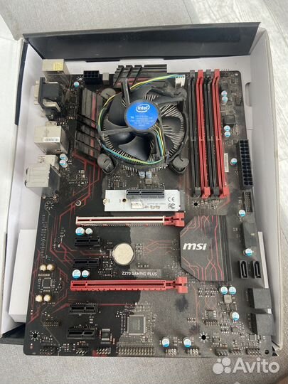 Материнская плата MSI z270 gaming plus