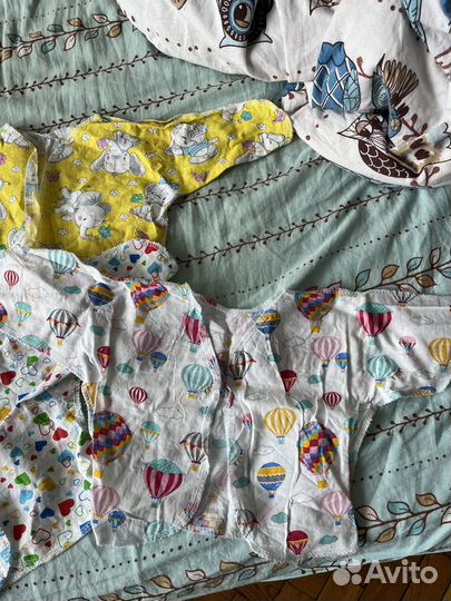 Распашонки без завязок новые 62 размер