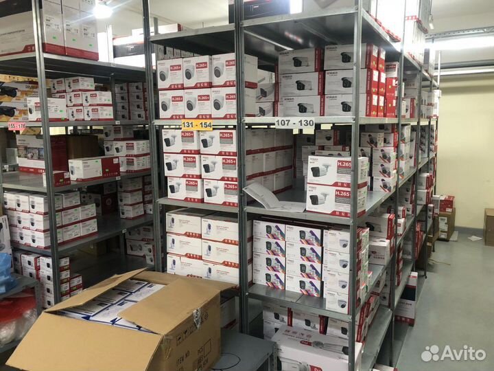 Видеонаблюдение ip Hiwatch комплект с 4 пое