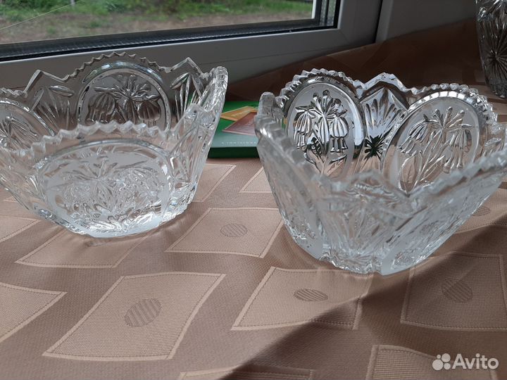 Салатник хрустальный