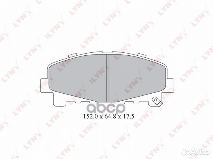 Колодки тормозные дисковые перед honda acco