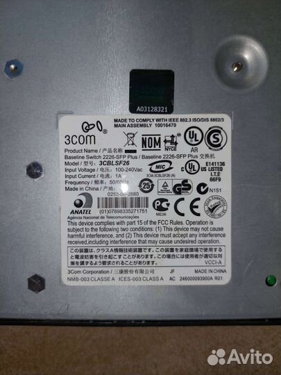 Коммутатор 3COM Baseline Switch 2226 Plus
