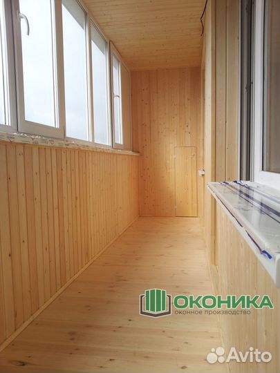 Отделка балконов под ключ