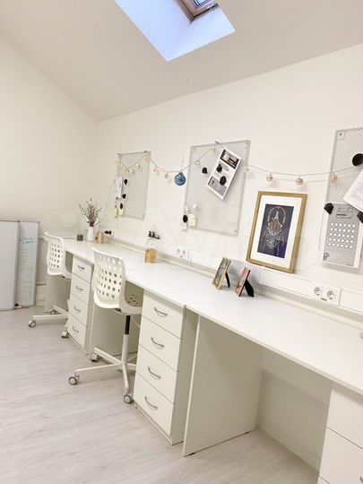 Рабочее место в офисе коворкинг, 54 м²