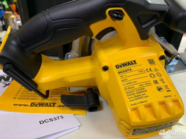 Дисковая пила по металлу dewalt DCS373NT (18В)