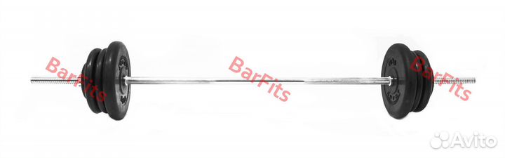 Штанга обрезиненная Антат 50кг
