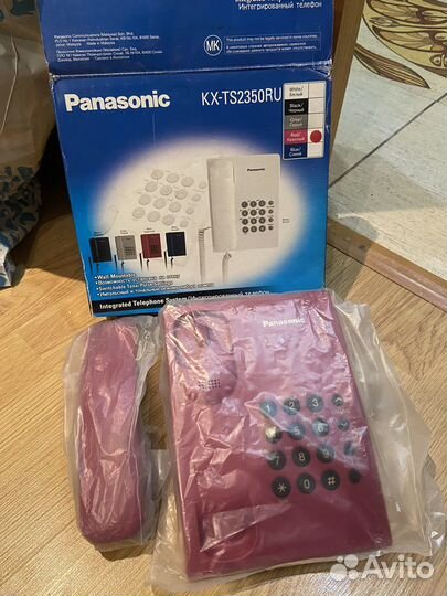 Panasonic KX-ts2350ru телефон новый стационарный