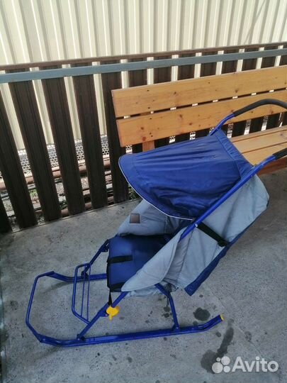 Детские санки коляска