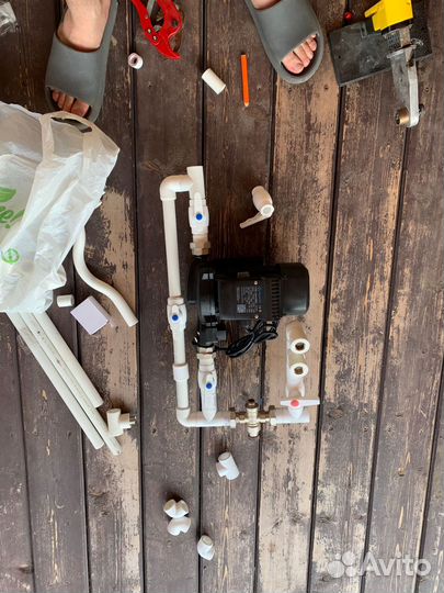 Повысительный насос Tema-400EA (20 метров)