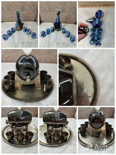 Графин,штоф,коньячный набор СССР