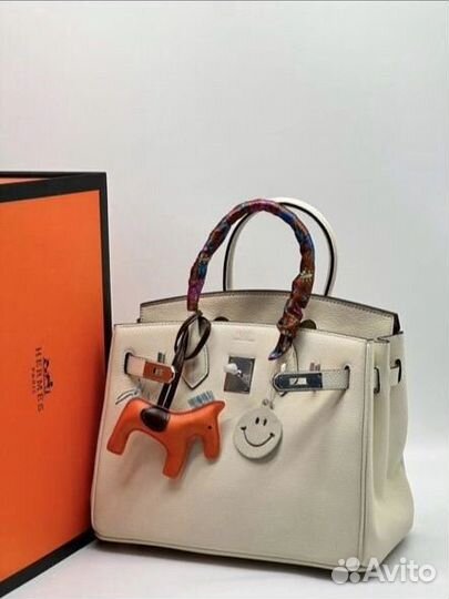 Сумка Hermes Brkin 35 натуральная кожа