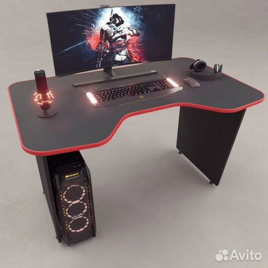 Компьютерный стол Чёрный myXplace 120х78х75 см