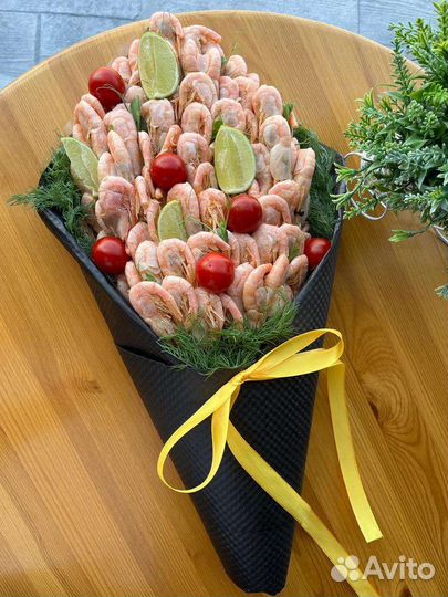 Букет из креветок