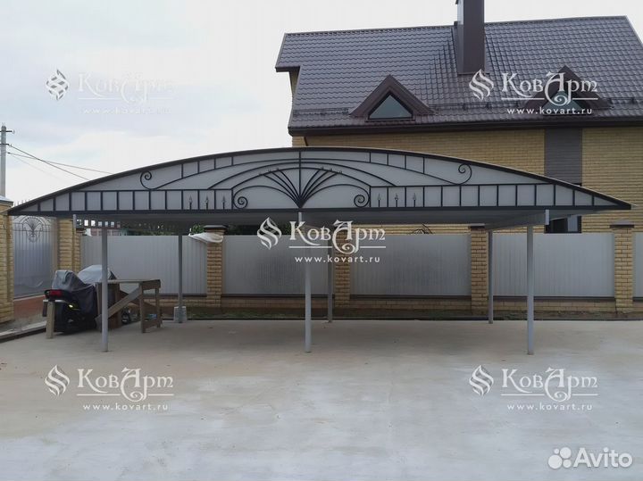Кованые навесы на заказ