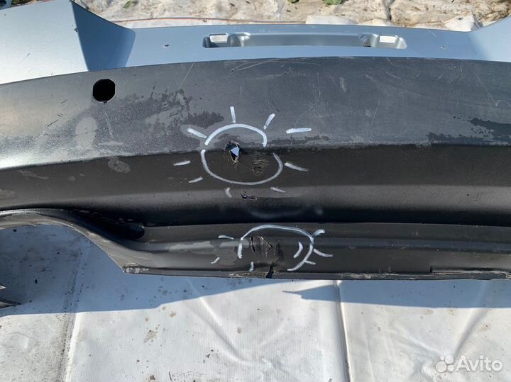 Задний бампер Volkswagen Tiguan