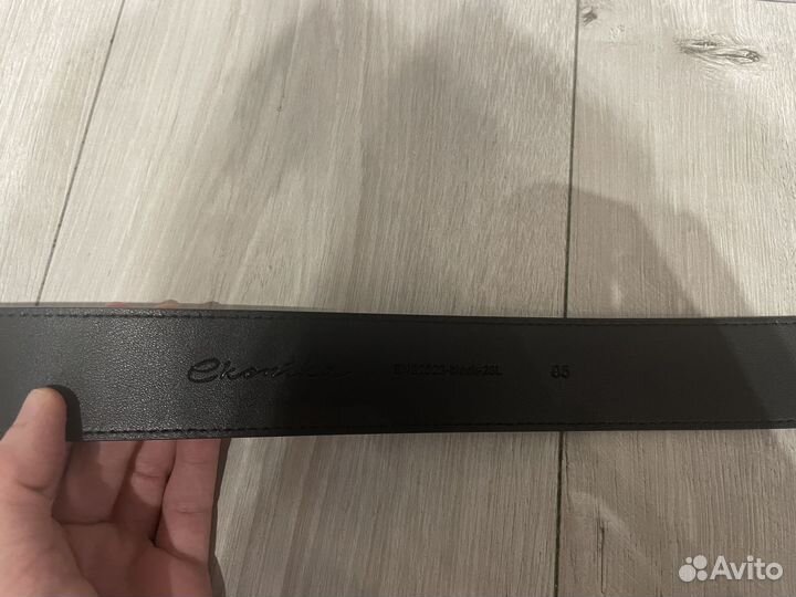 Ремень ekonika кожаный новый