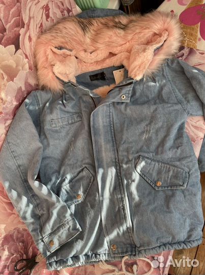 Куртка-парка теплая новая