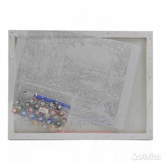 Картина по номерам 40x50 Портрет цветными красками