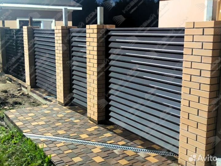 Забор жалюзи