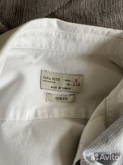 3 рубашки Zara 116 на мальчика