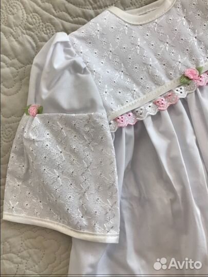 Крестильная рубашка для девочки