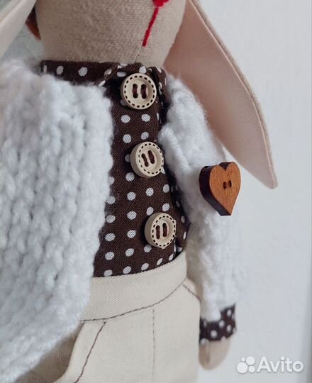 Игрушка зайка тильда