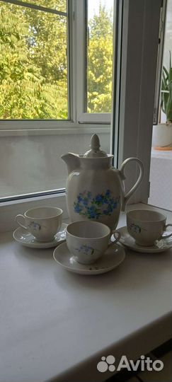 Кофейный сервиз керамика СССР