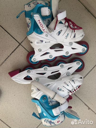 Роликовые коньки детские раздвижные