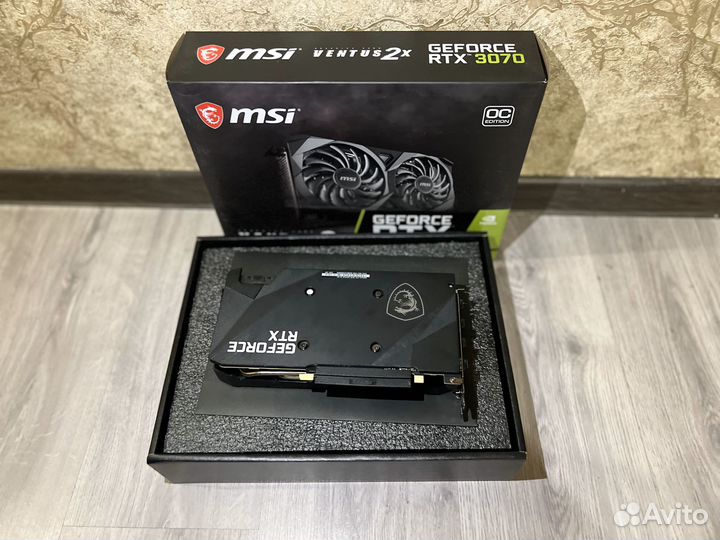 Видеокарта RTX3070 MSI ventus 2x