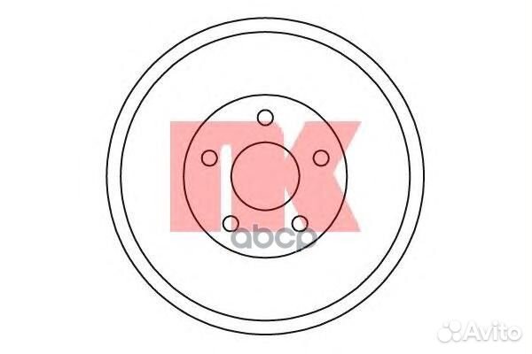 254401, NK, Барабан тормозной 254401 Nk