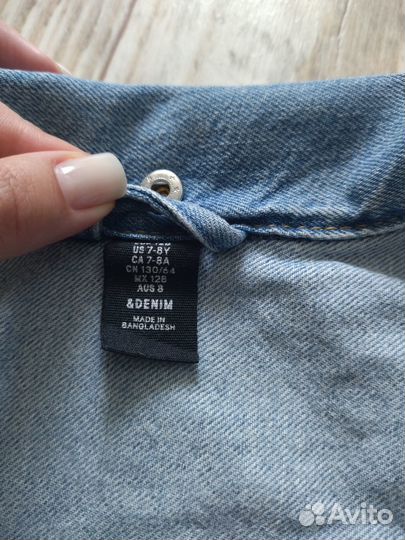 Рубашка джинсовая на мальчика