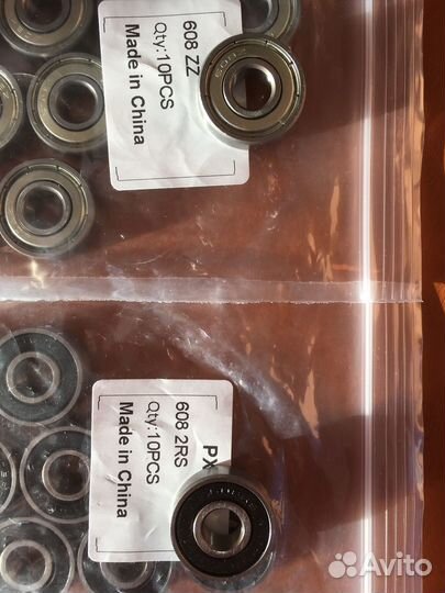 Подшипник 608 zz, rs