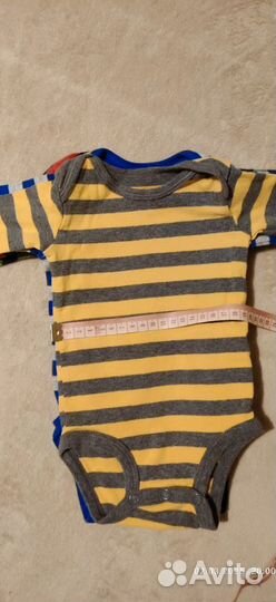 Боди 4 шт с длинным рукавом Carters 62 (3 месяца)