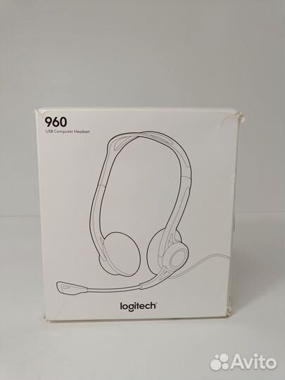 Компьютерная гарнитура Logitech 960 USB Headset