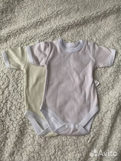 Детские боди 2 шт - 62 размер новые с биркой