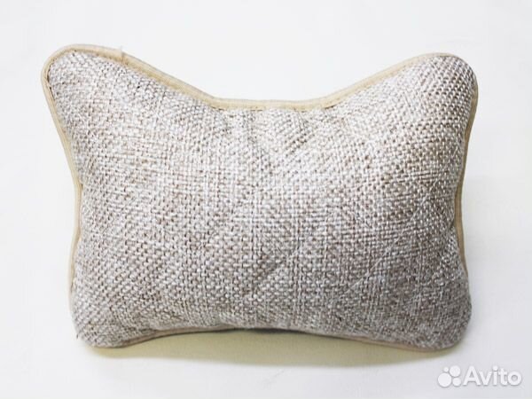 Подушка на подголовник Рогожка бежевый