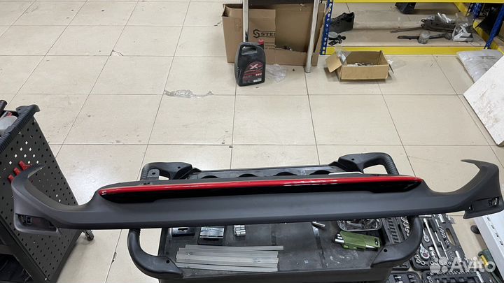 Губа на бампер Toyota Camry v70/v75