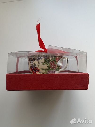 Чайный набор чашка и блюдце