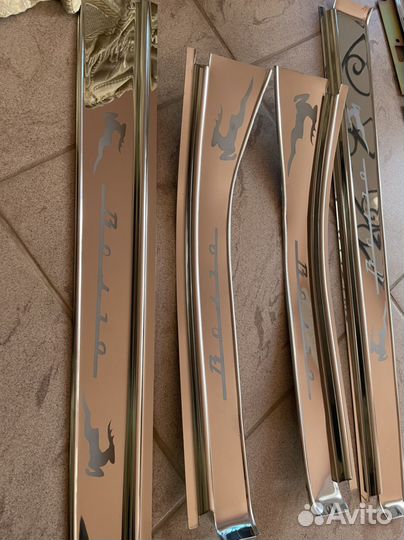 Газ 21 новые накладки порогов