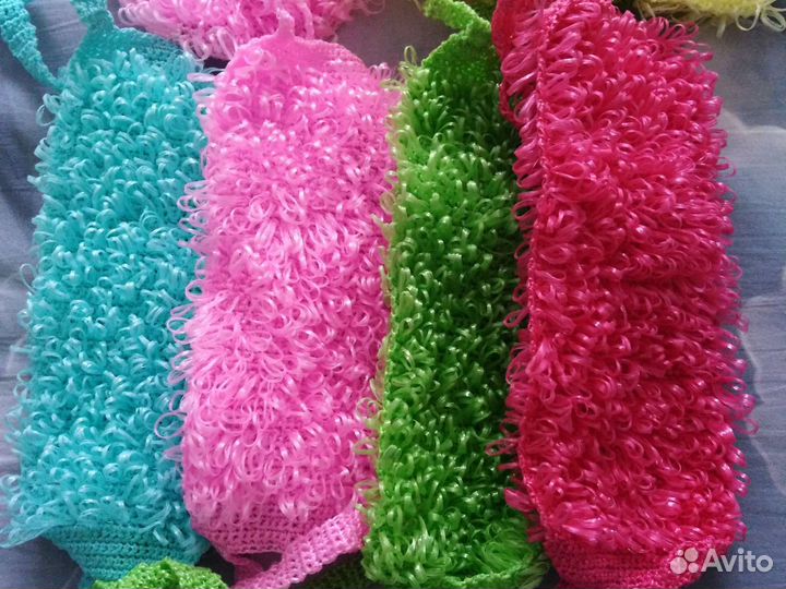 Мочалка ручной работы