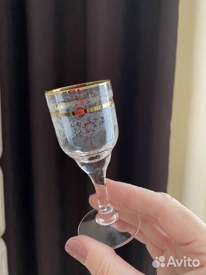 Рюмки для коньяка Богемия СССР